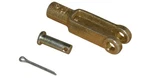 Part # GN21130GT Fits Genie Throttle Clevis, 1/4-28 Plated, W/ Pin. Fixed Price $42.99.
