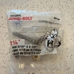 John Solid Brass And Nuts Stainless Steel Washers One Pair. Fixed Price $6.00.