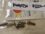 Five (5) Pack Genuine Oem Komatsu 01220-40514 Metal Screws. Free Shipping. Fixed Price $19.99.