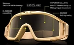 Revision Desert Locust Usa Military Goggles Tan 499 Apel. Fixed Price $44.99.