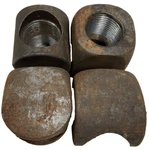 (qty 4) Caterpillar 7G0343 Or 7G-0343: 1-14 Thread Track Nut Genuine Oem. Fixed Price $14.99.