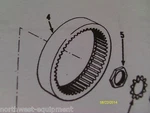119217 Clark Michigan Hurth Hub Ring Gear Front Rear Axle 175B Loader. Fixed Price $183.50.
