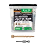 #8 X 2 In. Tan Acq Rated Star Drive Flat Head Wood Deck Screw (350-PIECE). Fixed Price $36.56.