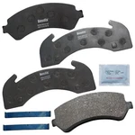 Disc Brake Pad Set-fleet Metlok Semi-metallic Sdr Bendix MKD225FM. Fixed Price $63.44.