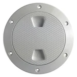 Beckson DP44W 6-1/8" O.d. X 4" I.d. White/diamond Abs Screw-out Deck Plate. Fixed Price $29.37.