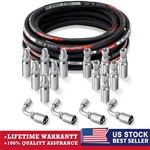 33FT 1/4" Hydraulic Hose W/ 16 Fittings (jic Female & Nptf 90. Fixed Price $88.88.