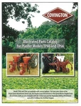 Covington 1 Or 2 Vegetable Planter Fertilizer Owner's Manual & Parts List. Fixed Price $15.00.