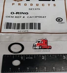 13.94MM Injector O-ring For C7. Pai# 321375 Ref.# Caterpillar 3P0647 2284947. Fixed Price $9.00.