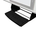 Prest-o-fit 2-0205 Wraparound Radius Rv Step Rug Black 22 In. Wide 0,. Fixed Price $26.99.