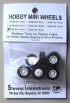 SVM-307 18 Mm Hobby Mini Wheels Rubber Tires Plastic Hubs Stevens Motors. Fixed Price $5.94.