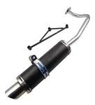 Black Exhaust System Muffler For GY6 50CC Scooters 139QMA 139QMB 4 Stroke Eng.... Fixed Price $75.00.