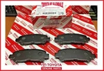 2008-2013 Toyota Highlander / Hv Rear Ceramic Brake Pads Genuine Oem 04466-AZ305. Fixed Price $58.90.