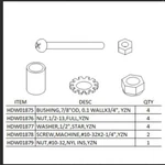 Oem Genuine New Boss MSC04745 Fastener Kit,mounting HEADLIGHT,02-07. Fixed Price $25.00.