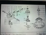 096-5944 0965944 Spring For Valve Plate Fits E200B E320 SB08 Swing Motor 4PC. Fixed Price $99.99.