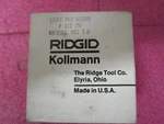 Ridgid 63205 T-8 2-1/2" Drain Cleaning Grease Cutter For 1-1/4" Sectional Cables. Fixed Price $29.99.
