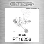 PT16256 Gear Fits John Deere (surplus Open Box). Fixed Price $52.70.