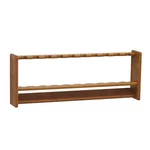Wooden Mallet Fishing Rack 10 Rod, 32.75"W X 12.25"H 4.75"D, Solid Oak. Fixed Price $89.64.