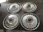 Vintage 62 Ford Galaxie 14 Inch Hub Caps Complete Oem Set. Fixed Price $100.00.