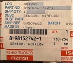 Isuzu Air Flow Sensor 8-98152742-1 Genuine New Unopened Box. Fixed Price $178.88.