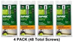 Spax 1/4" 5" Powerlags Exterior Grade Wood Screws, T-star Pack (48 Total). Fixed Price $32.49.