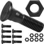 Plow Bolt & Nut For Blades Cutting Edge 5/8-11X2 1/4 Grade Dome Head. Fixed Price $31.09.