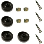 New Four (4) Deck Wheels Fits John Deere D140 D150 D160 D170 W/ Bolt & Nut. Fixed Price $43.99.