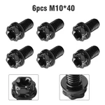 6PCS Titanium Bolts Torx Head Flange Screws M10X40MM Black For Motorcycle Bike. Fixed Price $24.25.