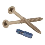 #9 2-1/2 In. Phillips-square Flat-head Wood Deck Screws (25 Lb.-pack). Fixed Price $100.76.