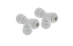2 Pack: " Union Tee Quick Connect Fittings Female John Guest Style. Fixed Price $5.75.