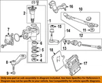 Gm Oem 11-25 Sierra 2500 Hd Steering Gear Linkage-pitman Shaft Nut 11610454. Fixed Price $25.95.