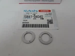 2 Genuine Kubota Injector Washer W/ Holes # 15841-94040. Fixed Price $10.34.