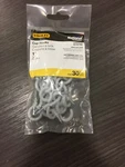 National Hardware N119-728 Vinyl Coated White Steel 1" Cup Hook 10 Lb. 30 Pk. Fixed Price $7.73.