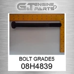 08H4839 Bolt GRADE5 Fits John Deere (surplus Open Box). Fixed Price $24.67.