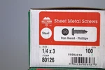 Hillman 80126 14 Ga. X 3 In. Phillips Pan Head Sheet Metal Screws. Fixed Price $33.99.