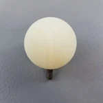 Vintage White Rock Gear Knob 1/2" Shifter Threaded Ball Rat Rod. Fixed Price $59.99.
