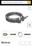 Genuine Oem Cat 1W5455 106.30MM Minimum Internal Diameter Band V-clamp New. Fixed Price $35.00.