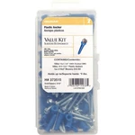 Hillman #10 - #12 Thread In. Hex Washer Head Blue Plastic Anchor Kit 373515. Fixed Price $16.13.