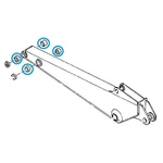 Bushing 4273542 Fits Hitachi EX60-1 EX60-2 EX60-3 EX60-5. Fixed Price $95.99.