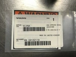 Genuine Volvo Warning Decal Sticker Label RM59132118. Fixed Price $12.99.