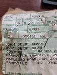 John Deere R20912 Spacer Oem Genuine. Fixed Price $7.00.