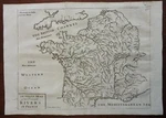 Rivers Of France Seine Loire Rhine 1711 John Senex Engraved Map. Fixed Price $58.80.
