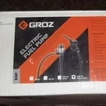 Groz 45520 Electric Fuel Gas Oil Pump 230V Av 50HZ/60HZ 10.5 Gpm 3/4" Hose New. Fixed Price $240.00.