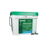#10 X2-1/2 In. Exterior Trim Head Stainless Steel Wood Screws Powerdeck Tor. Fixed Price $282.24.