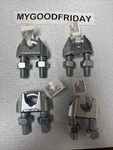 4-PACK Campbell T7670499 3/4" Wire Rope Clips Electro-galvanized Finish. Fixed Price $9.99.