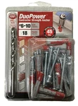 Hillman Duopower 376473 Contractor Strength Anchor #6-10" 18PK. Fixed Price $10.39.