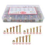 245 Pcs M6 M8 M10 Grade 8.8 Heavy Duty Flanged Bolts And Nuts Kit Metric. Fixed Price $24.00.