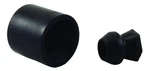 Jr 10665 Black Low Profile Bumper Door Holder Rubber Stop Wall Mount. Fixed Price $5.97.