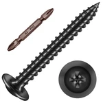 Mywish 200PCS #8 1-1/2" Phillips Truss Head Wood Screws, Inch Black. Fixed Price $19.35.