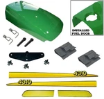 New Upper Hood With Assembled Fuel Door /catch /clips Fits John Deere 4310. Fixed Price $144.99.