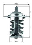 Mahle Tx 70 82 Thermostat, Coolant For, Cherry, Citro N, Daewoo, Foden Trucks, Hyundai. Fixed Price $30.54.